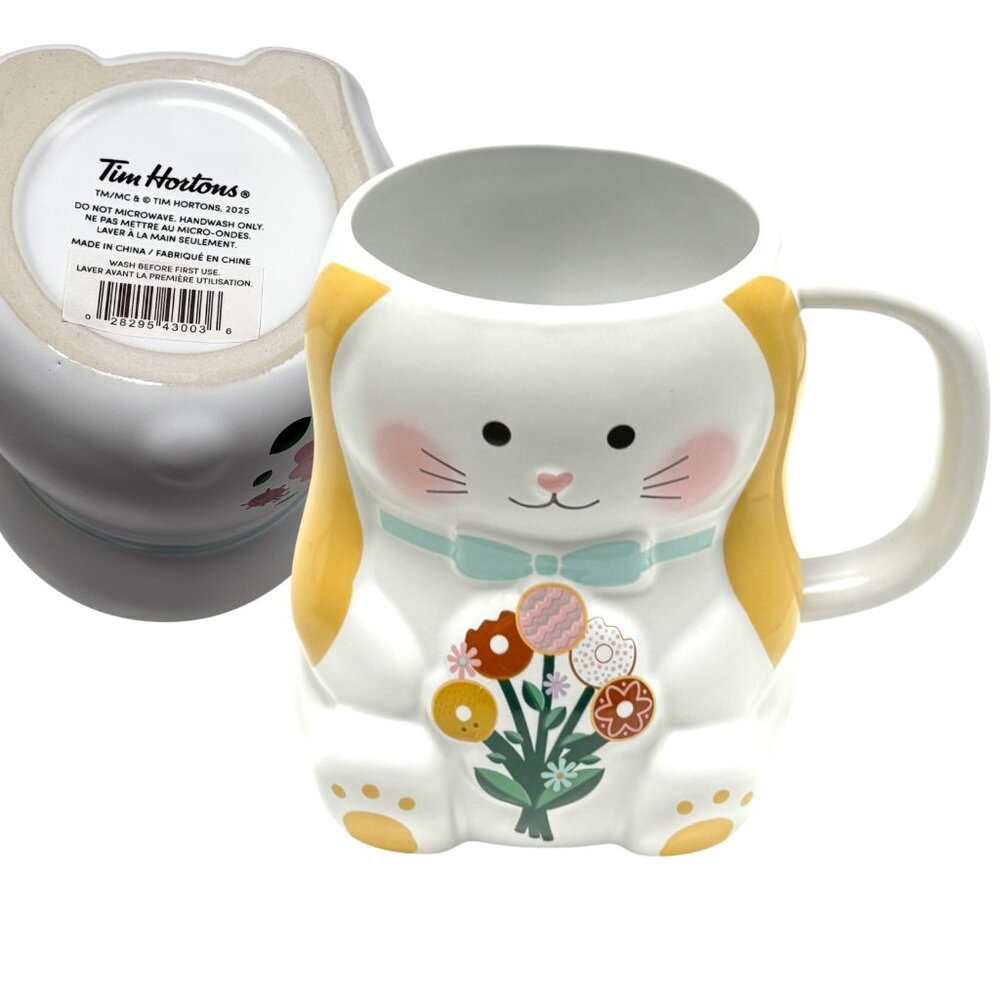 Tim Hortons Easter Rabbit Mug‎ 20 oz Ceramic 2025 Brand New
